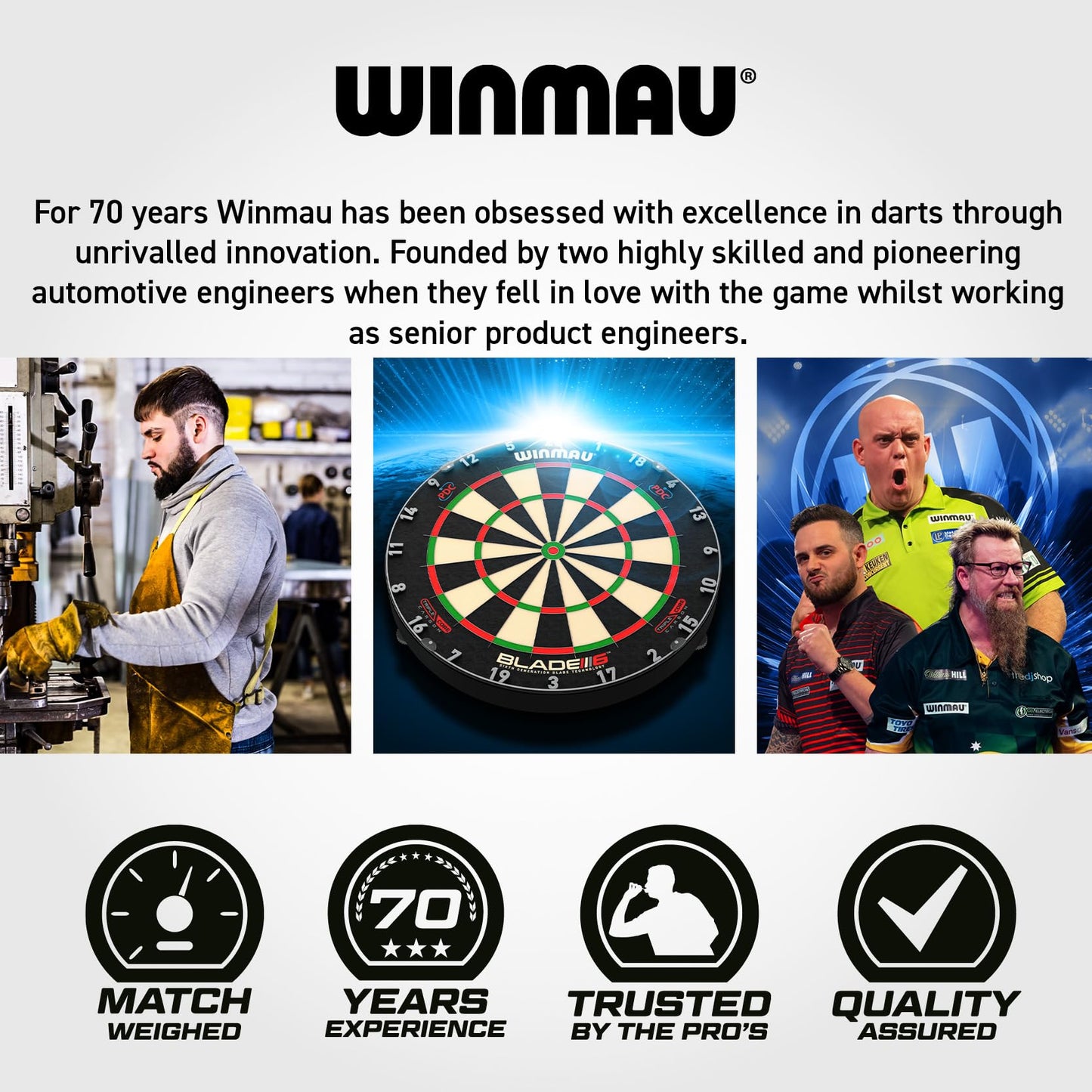 WINMAU Darts Epix Series 90% Professional Tungsten Darts Set with Dart Flights and Dart Shafts (Stems) - Available weights 18g Soft Tip 22g and 24g Steel Tip