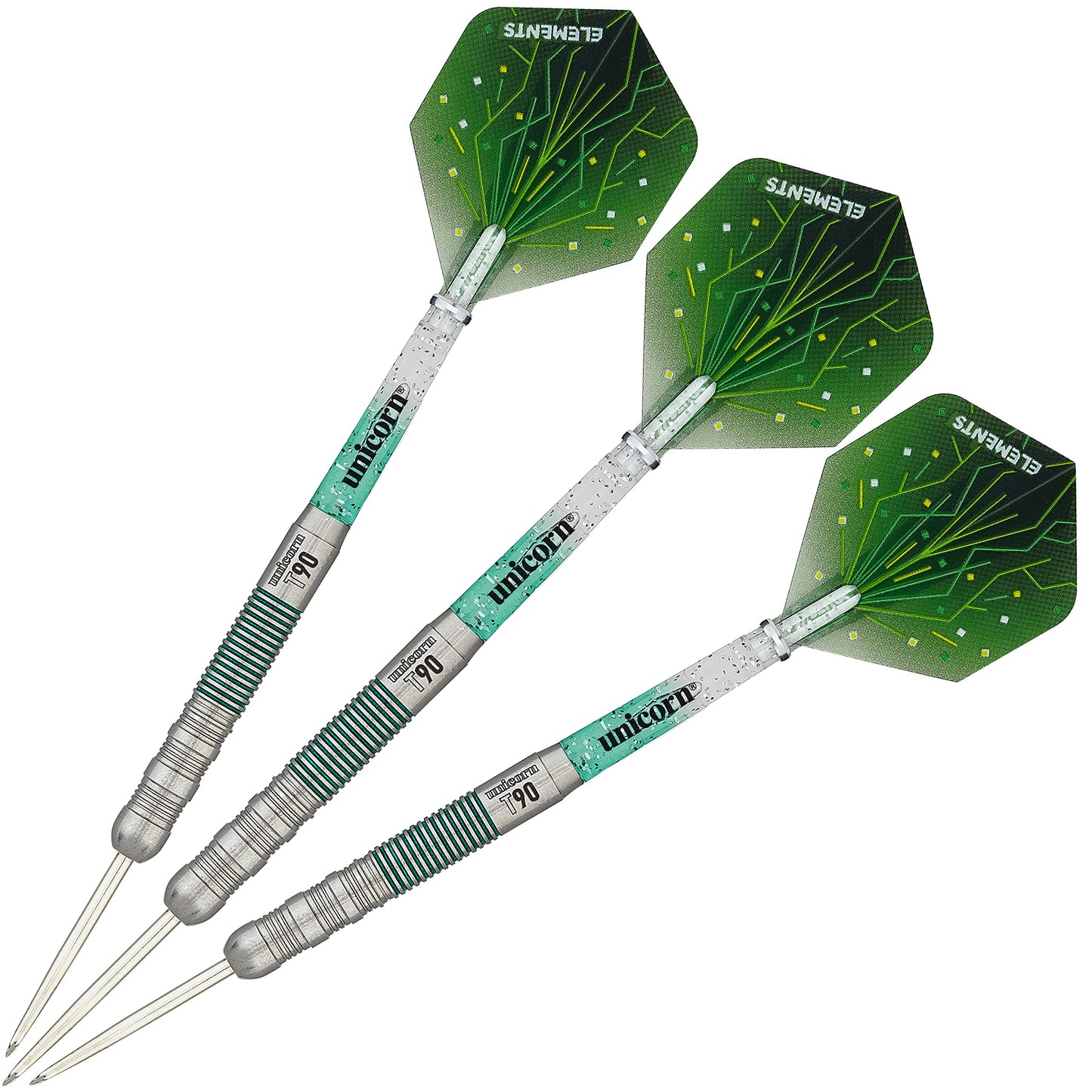 UNICORN Steel Tip Darts Set | Core XL T90 & T95 Series | 90% & 95% Tungsten Barrels with Colour Accents | 20g, 21g, 22g, 23g, 24g or 25g