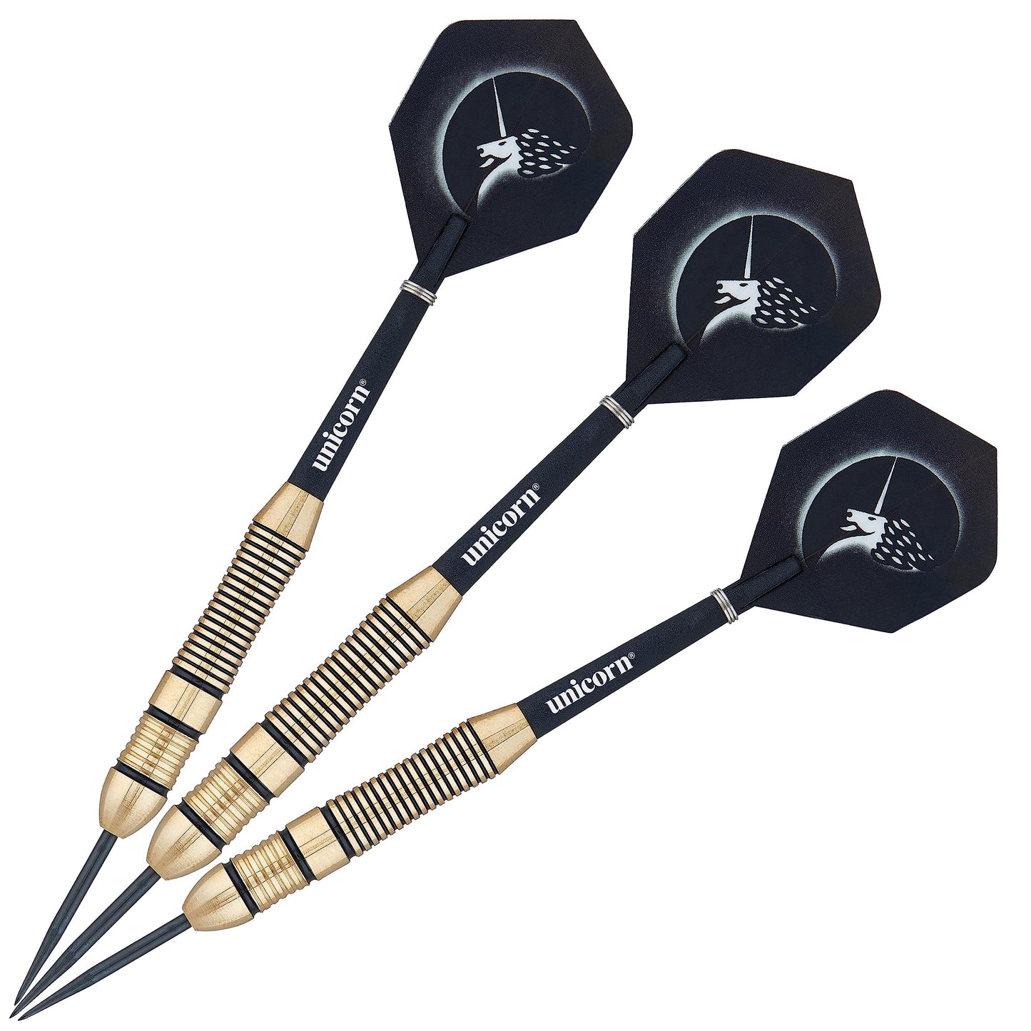 Unicorn Steel Tip Darts Set | Core Plus | Authentic 100% Brass Barrels