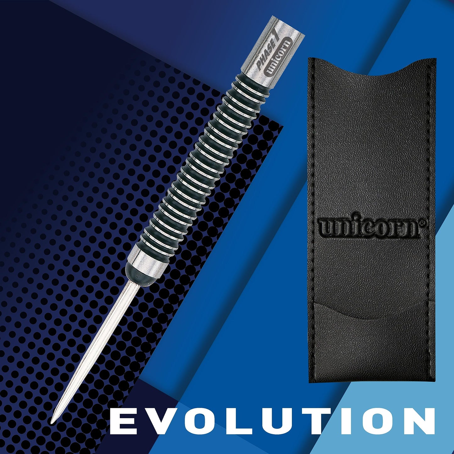 Unicorn Steel Tip Darts Barrels | Evolution Series Phase 1, 2, 3, 5 & 6 | Natural 90%, 95% & 97% Tungsten Barrels | 24g, 25g or 26g