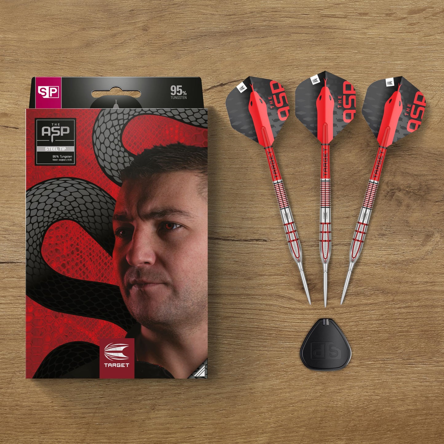 TARGET Darts Nathan Aspinall Gen 2 95% Tungsten Swiss Point Steel Tip Darts Set