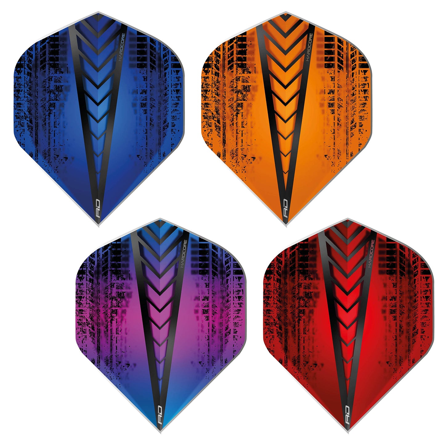 RED DRAGON Hardcore Selection Pack Extra Thick Standard Dart Flights