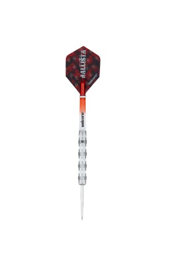 ‎Unicorn Steel Tip Darts Set | Ballista | 90% Natural Tungsten Barrels & Volute Points | 21g, 22g, 23g, 24g, 25g or 26g