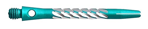 Unicorn Darts Shafts | Premier | Anodised Aluminium | Short 27.0 mm or Medium 45.0 mm | 3 Stems