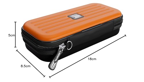TARGET Darts Takoma Dart Case Wallet, Regular Size, Blue | Store 3 Fully Assembled Darts & Accessories | Dart Holder with Zip Lock Pouches, Store Flights, Shafts & Swiss Points