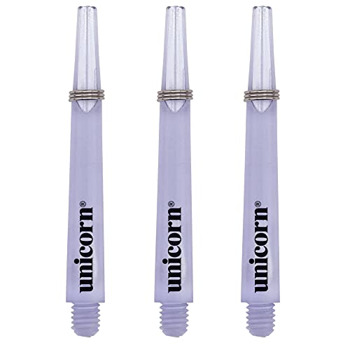 Unicorn Dart Shafts | Gripper 3 Value Pack | Durable Nylon | White | 15 Stems | Medium 44.2 mm