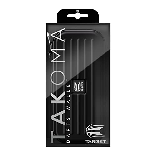 TARGET Darts Takoma Dart Case Wallet, Regular Size, Blue | Store 3 Fully Assembled Darts & Accessories | Dart Holder with Zip Lock Pouches, Store Flights, Shafts & Swiss Points