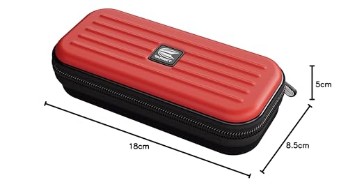 TARGET Darts Takoma Dart Case Wallet, Regular Size, Blue | Store 3 Fully Assembled Darts & Accessories | Dart Holder with Zip Lock Pouches, Store Flights, Shafts & Swiss Points