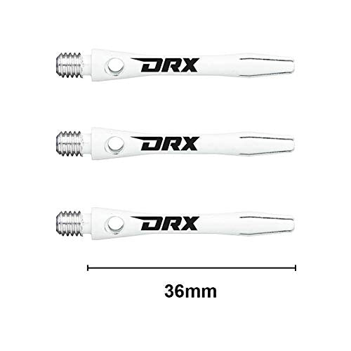 RED DRAGON DRX Coated Aluminium Dart Stems (Shafts) - 2 sets per pack (6 Stems in total)