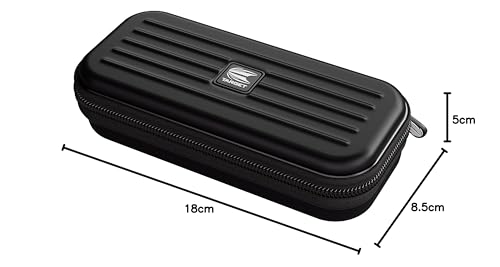 TARGET Darts Takoma Dart Case Wallet, Regular Size, Blue | Store 3 Fully Assembled Darts & Accessories | Dart Holder with Zip Lock Pouches, Store Flights, Shafts & Swiss Points