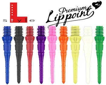 L.Style LSTYLE Dart Tips: Premium Lippoint - 2BA Standard Thread - Plastic Soft Tip Dart Points (30 and 60 Packs)