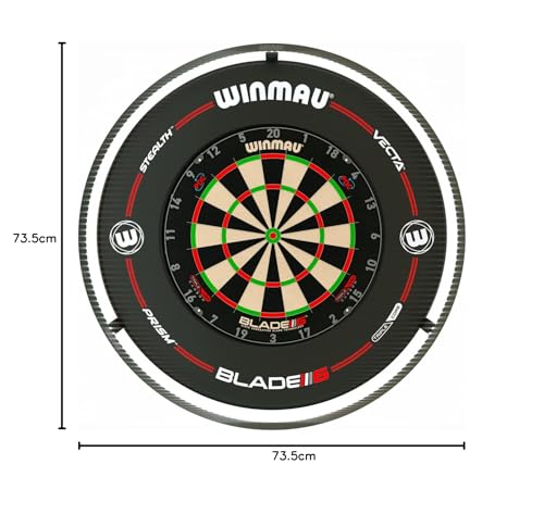 WINMAU Plasma Dartboard Light Range - Original Black Plasma Light | Plasma Ice White Light | Professional Darts Accessories | Available individually or as part of a bundle set