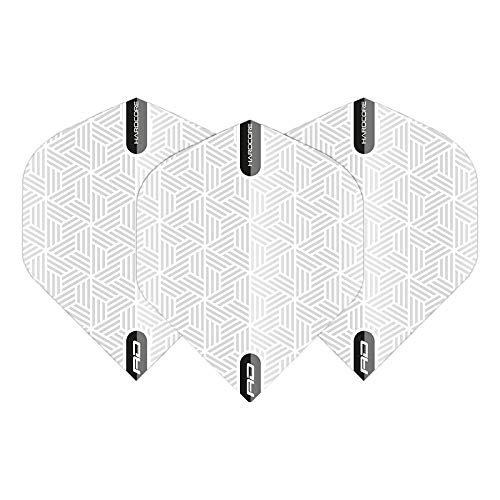 RED DRAGON Hardcore XT Patterned Extra Thick Standard Dart Flights - 4 sets Per Pack (12 Dart Flights in total)