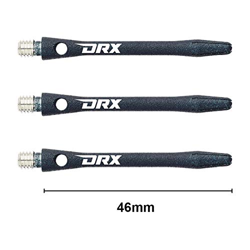 RED DRAGON DRX Coated Aluminium Dart Stems (Shafts) - 2 sets per pack (6 Stems in total)
