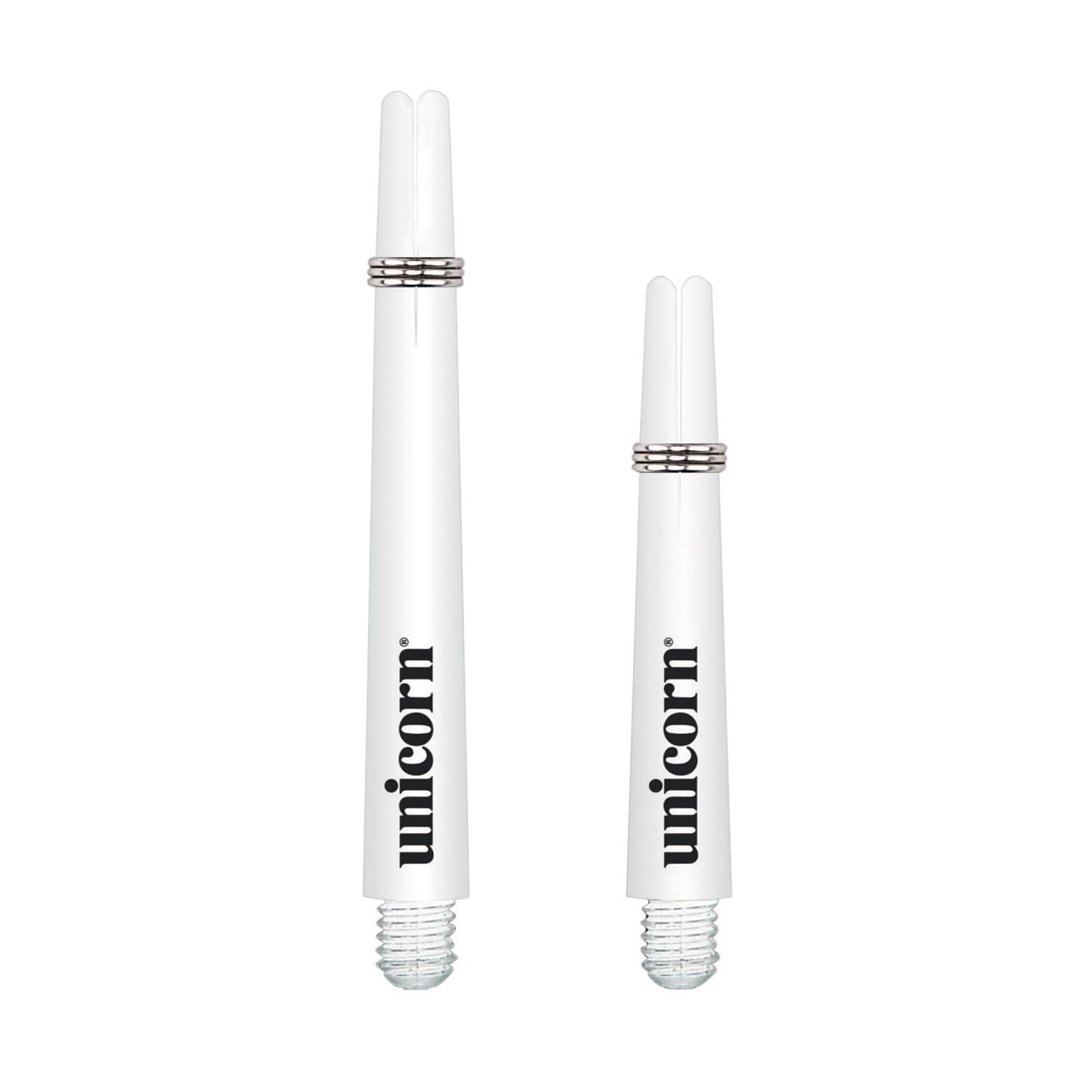 Unicorn Dart Shafts | Gripper 3 Value Pack | Durable Nylon | White | 15 Stems | Medium 44.2 mm