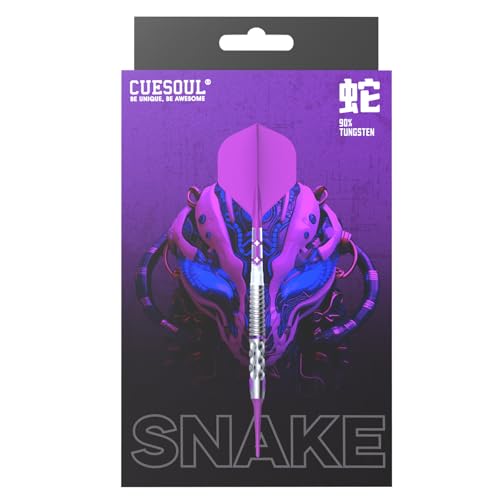 CUESOUL Chinese Zodiac Series 18g/19g/20g Soft Tip 90% Tungsten Dart Set with Integrated ROST T19 Flight