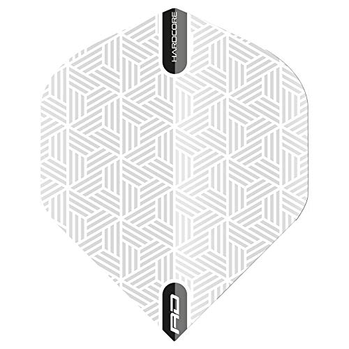 RED DRAGON Hardcore XT Patterned Extra Thick Standard Dart Flights - 4 sets Per Pack (12 Dart Flights in total)