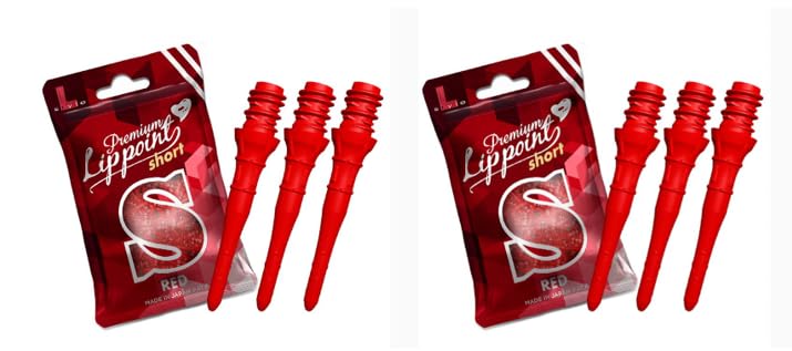 L.Style LSTYLE Dart Tips: Premium Lippoint - 2BA Standard Thread - Plastic Soft Tip Dart Points (30 and 60 Packs)