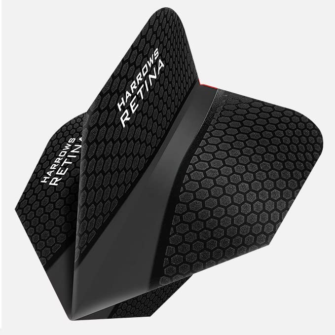Harrows Retina | Set of 5 Premium Extra Strong 100 Micron Dart Flights in Standard Shape (15 Flights)