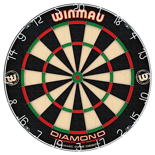 WINMAU Diamond Plus Professional Bristle Dartboard
