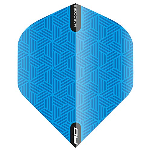 RED DRAGON Hardcore XT Patterned Extra Thick Standard Dart Flights - 4 sets Per Pack (12 Dart Flights in total)