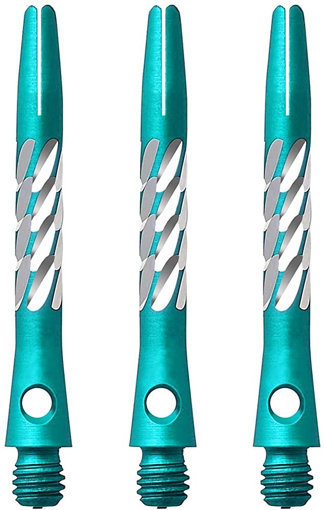 Unicorn Darts Shafts | Premier | Anodised Aluminium | Short 27.0 mm or Medium 45.0 mm | 3 Stems