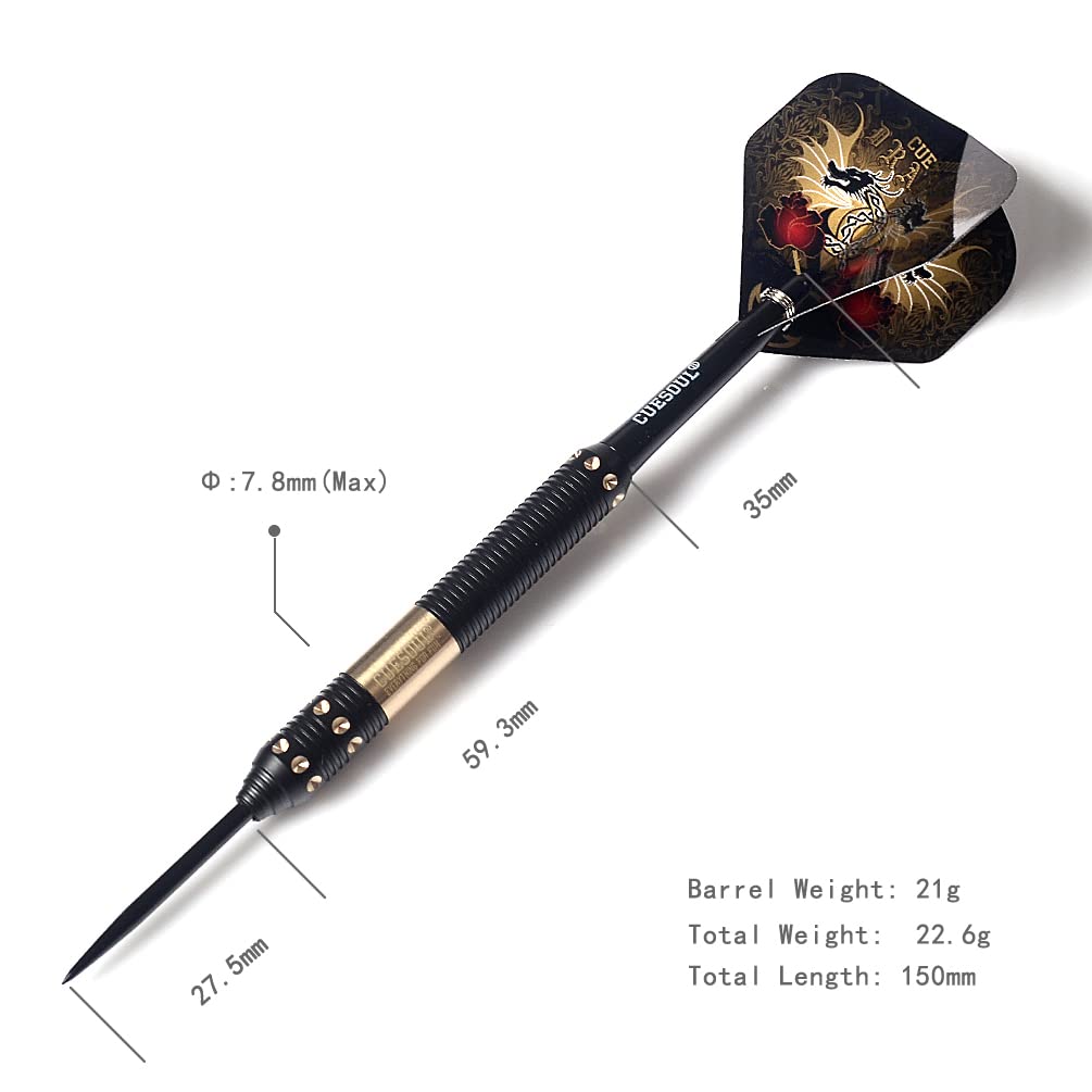 CUESOUL Dragon Series 21/23/25 Grams Steel Tip Darts