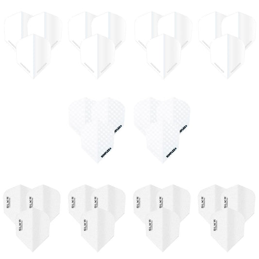 Harrows Darts Flights - 15, 30, 60 Flight Packs I 100 Micron Dart Flights I Premium Extra Strong Made in UK I Professional Darts Accessories
