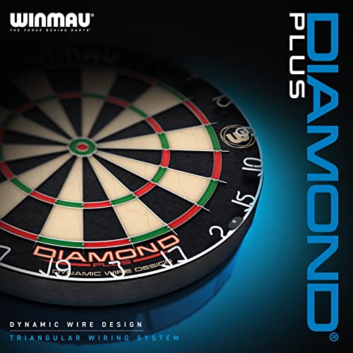 WINMAU Diamond Plus Professional Bristle Dartboard