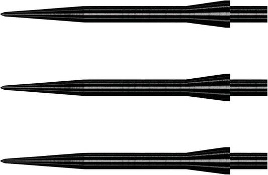 WINMAU Dart Points - Velocity Steel Tip Darts Points in Black - 32mm