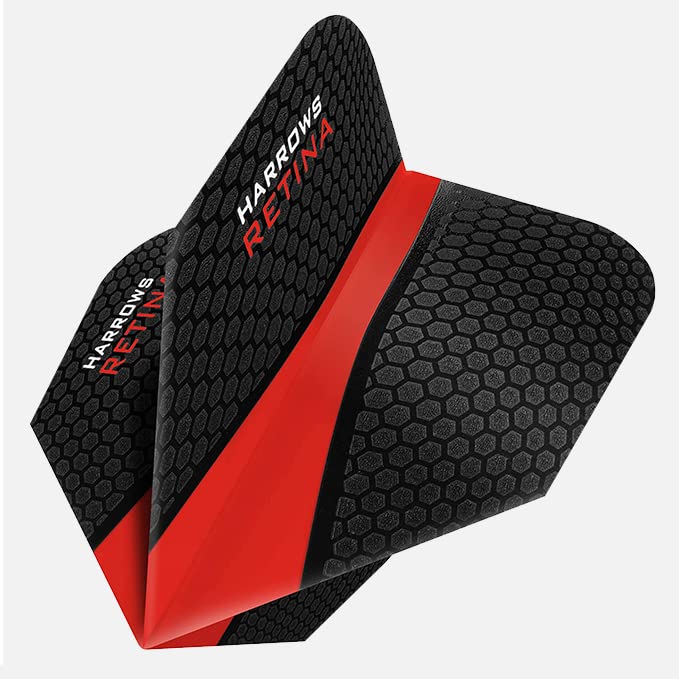 Harrows Retina | Set of 5 Premium Extra Strong 100 Micron Dart Flights in Standard Shape (15 Flights)
