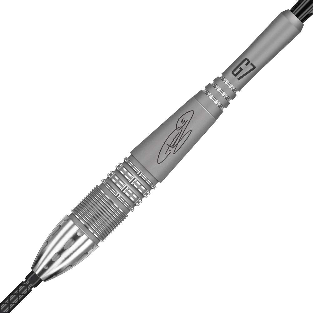 TARGET Darts Phil Taylor Power 9-Five Gen 7 | 95% Tungsten, Swiss Point Steel Tip Darts Set | Player-Edition Dart Set, Swiss Point Darts