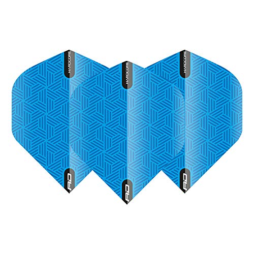 RED DRAGON Hardcore XT Patterned Extra Thick Standard Dart Flights - 4 sets Per Pack (12 Dart Flights in total)