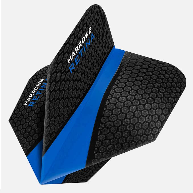 Harrows Retina | Set of 5 Premium Extra Strong 100 Micron Dart Flights in Standard Shape (15 Flights)