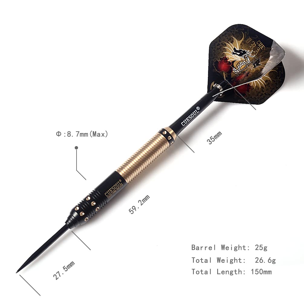 CUESOUL Dragon Series 21/23/25 Grams Steel Tip Darts
