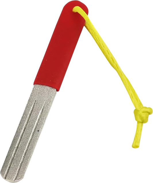 1 Pcs Dart Sharpener, Durable Darts Sharpener, Double-Sided Groove Sharpening Stone, Suitable for Darts and Fish Hooks and Knife Maintenance, Tools to Keep Knives and Needles Sharp
