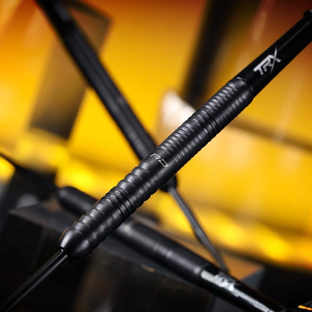 RED DRAGON Darts – Seren Onyx Series - 90% Tungsten Professional Steel tip Darts Set with Dart Flights and Dart Shafts (Stems) - Available in Four Styles - Available in 21g, 22g, 23g, 24g & 25g