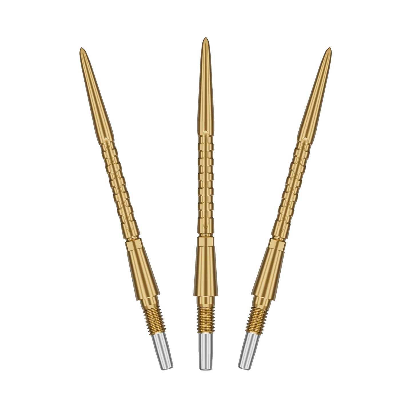 TARGET Darts Swiss Point Storm Dart Points, Surge (3 Pack Set of Tips) 26MM/30MM/35MM – Gold/Silver/Black | Change Dart Points, Swiss Storm Points, Professional Darts Accessories
