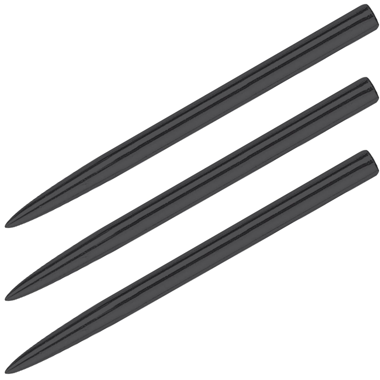 Unicorn Replacement Steel Dart Points | Standard Length or Extra Long | Silver, Black or Gold | 3 Per Pack