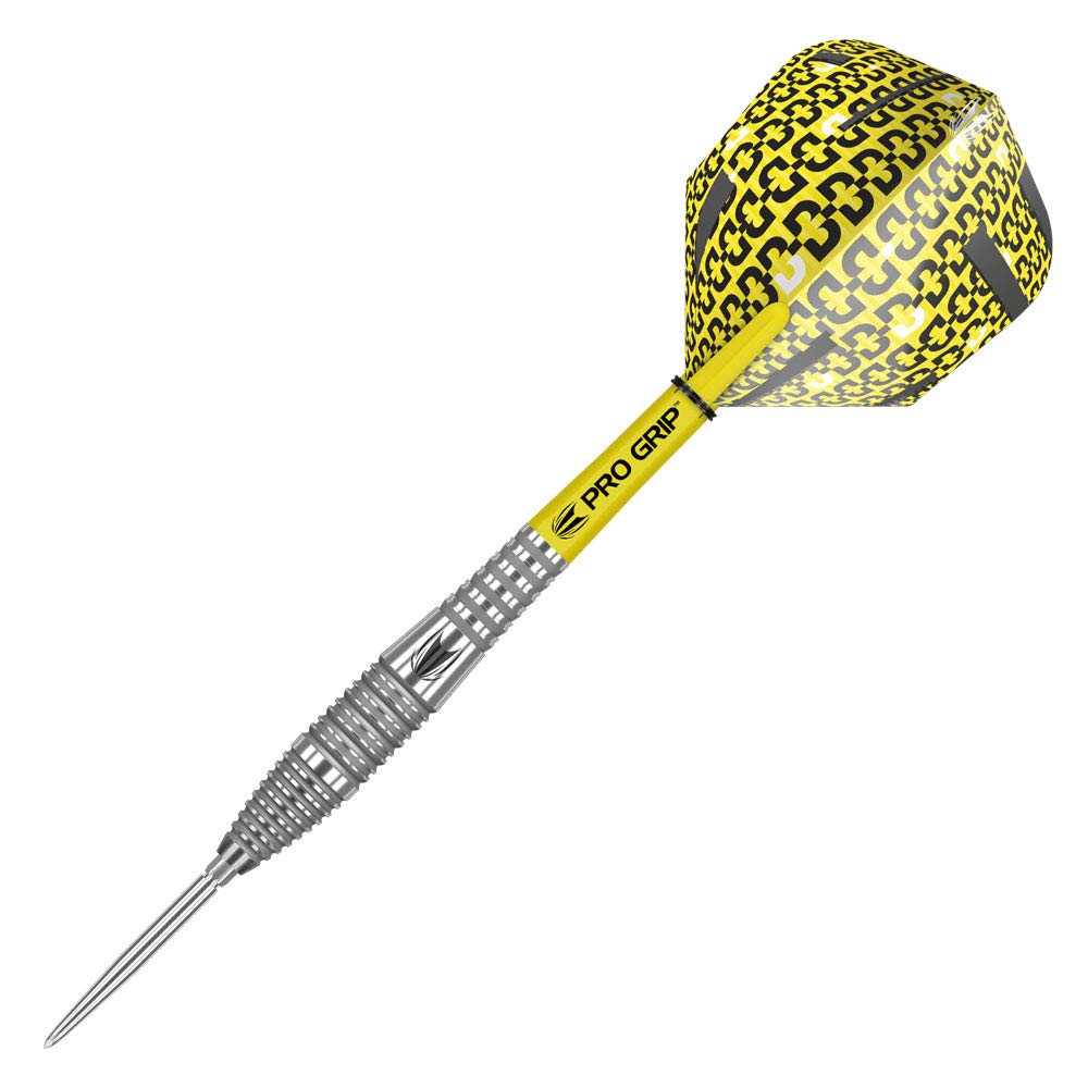 TARGET Darts Bolide 90% Tungsten Swiss Point Steel Tip Darts Set of 3 | Featuring Pro Grip Dart Stems, Number 6 Dart Flights, Swiss Points | Professional Darts