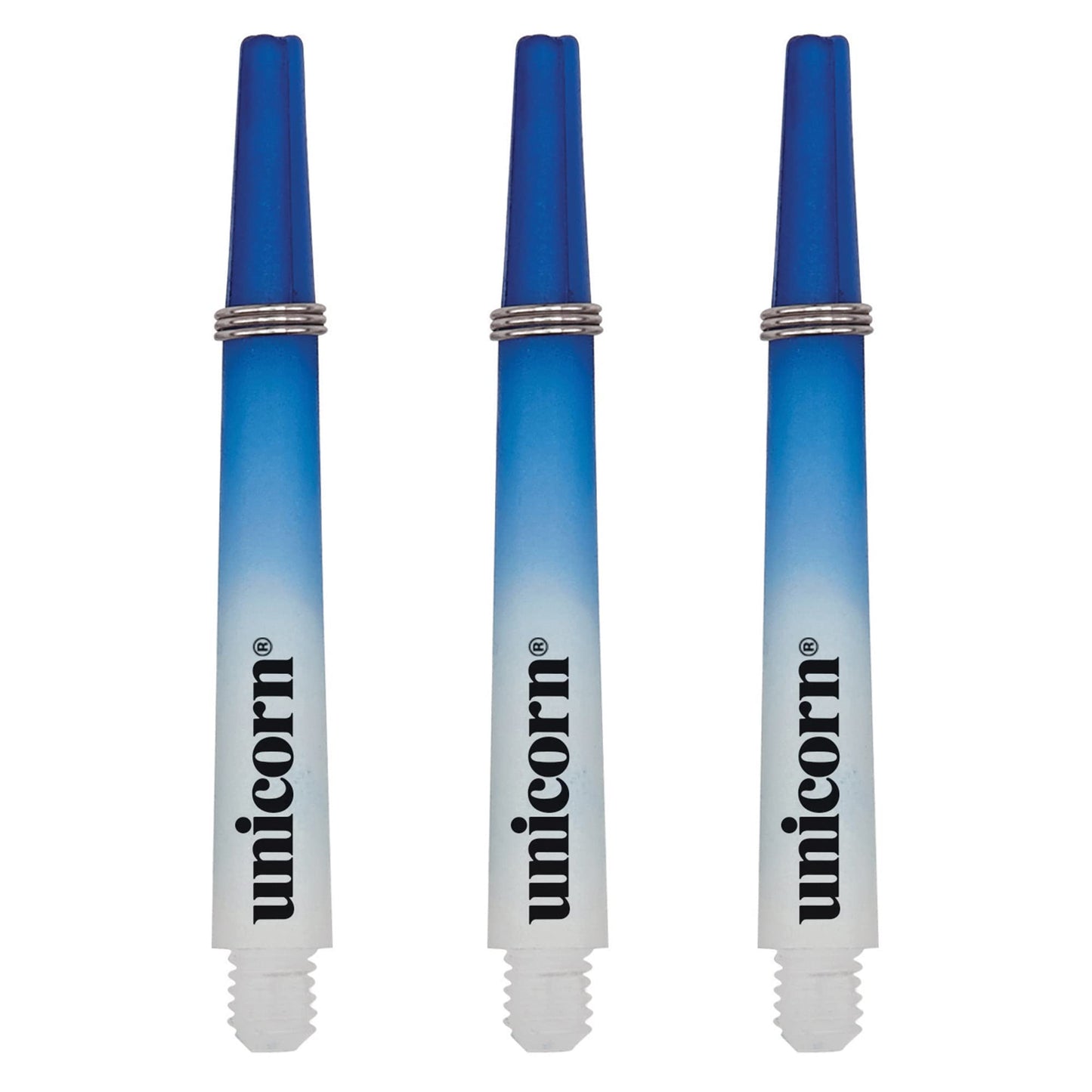 Unicorn Dart Shafts | Gripper 3 Value Pack | Durable Nylon | White | 15 Stems | Medium 44.2 mm