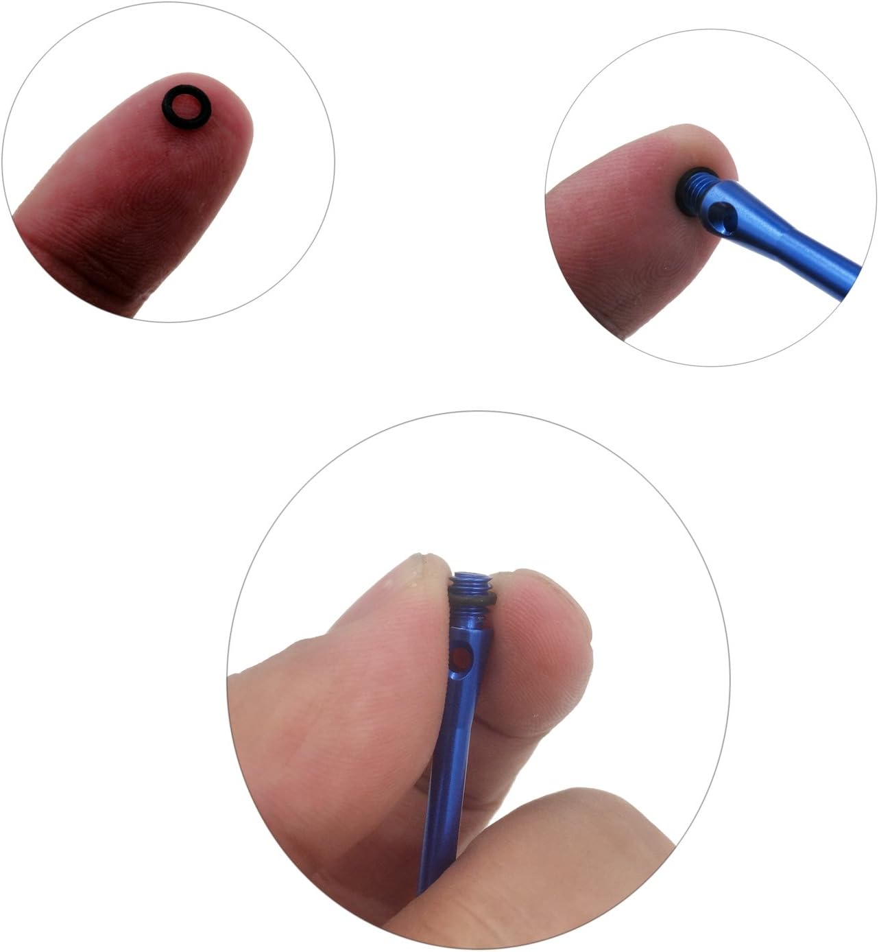 100pcs Dart Rubber o Rings-Antiskid washers for Aluminum Shaft Accessories