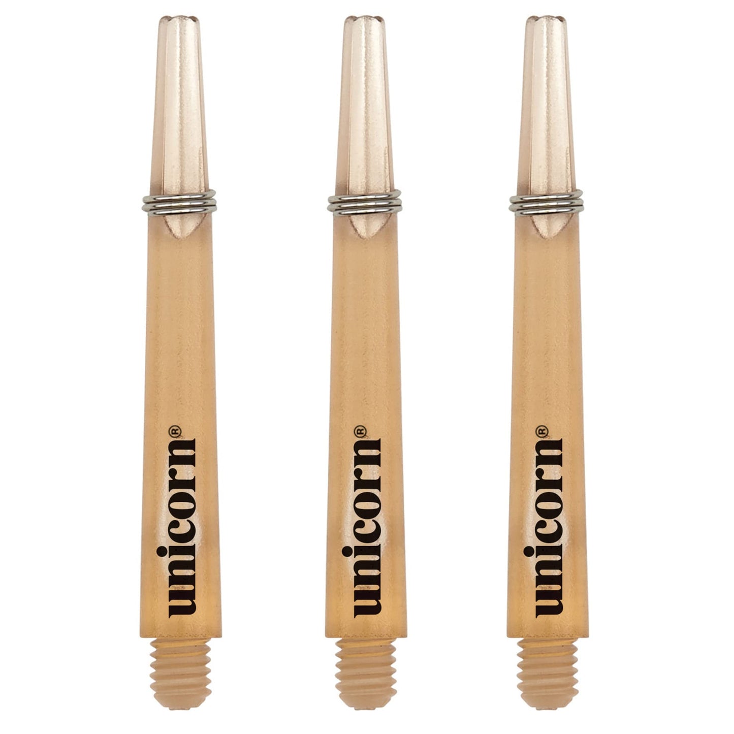Unicorn Dart Shafts | Gripper 3 Value Pack | Durable Nylon | White | 15 Stems | Medium 44.2 mm