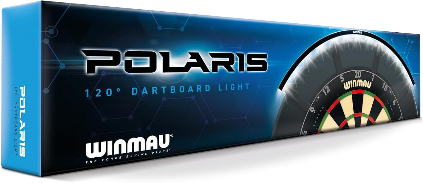 WINMAU Polaris 120 Degree Dartboard Lighting with Magnetic Clamp (Warm White)