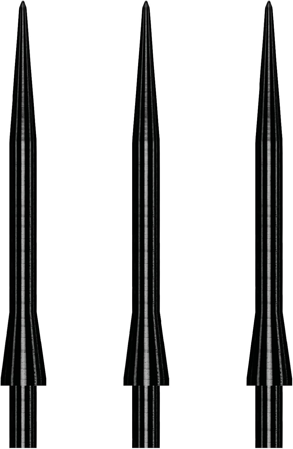 WINMAU Dart Points - Velocity Steel Tip Darts Points in Black - 32mm