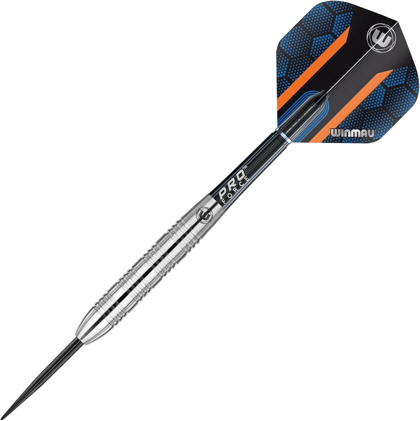 WINMAU Darts - Vendetta 24g 80% Tungsten Darts Set – High-Density Tungsten Dart Construction, Precision Steel Tips, Flights – Professional Dart Set - Competitive Play & Practice