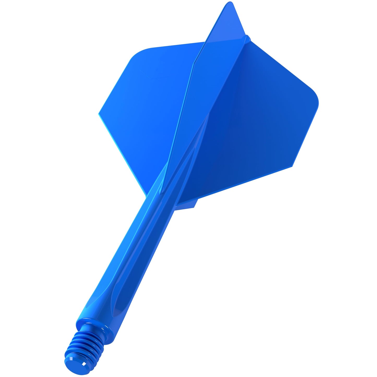 Unicorn Forge Integrated Dart Flights & Shafts | 1 Piece Construction for Perfect 90˚ Angle | Lightweight Tough Polymer | Standard Plus Shape & 2BA Thread | Medium Length Stem 26 mm |