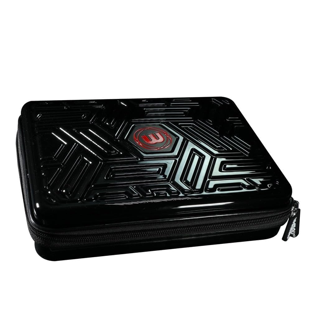 WINMAU Armor G2 Darts Wallet - Red Darts Case Holds Fully Assembled Darts and Accessories - Impact Proof, Ultra-Durable and Secure