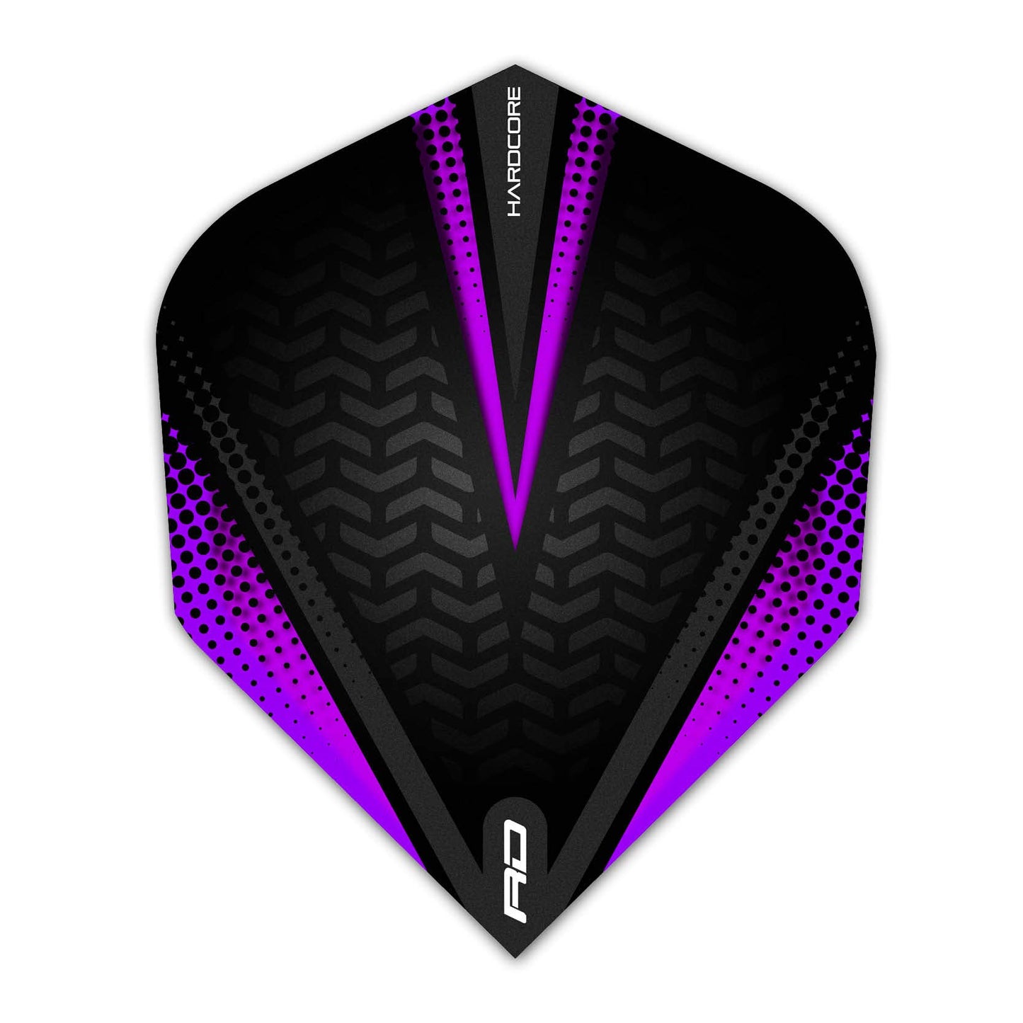 RED DRAGON Hardcore Radical Extra Thick Standard Dart Flights - 4 sets Per Pack (12 Dart Flights in total)