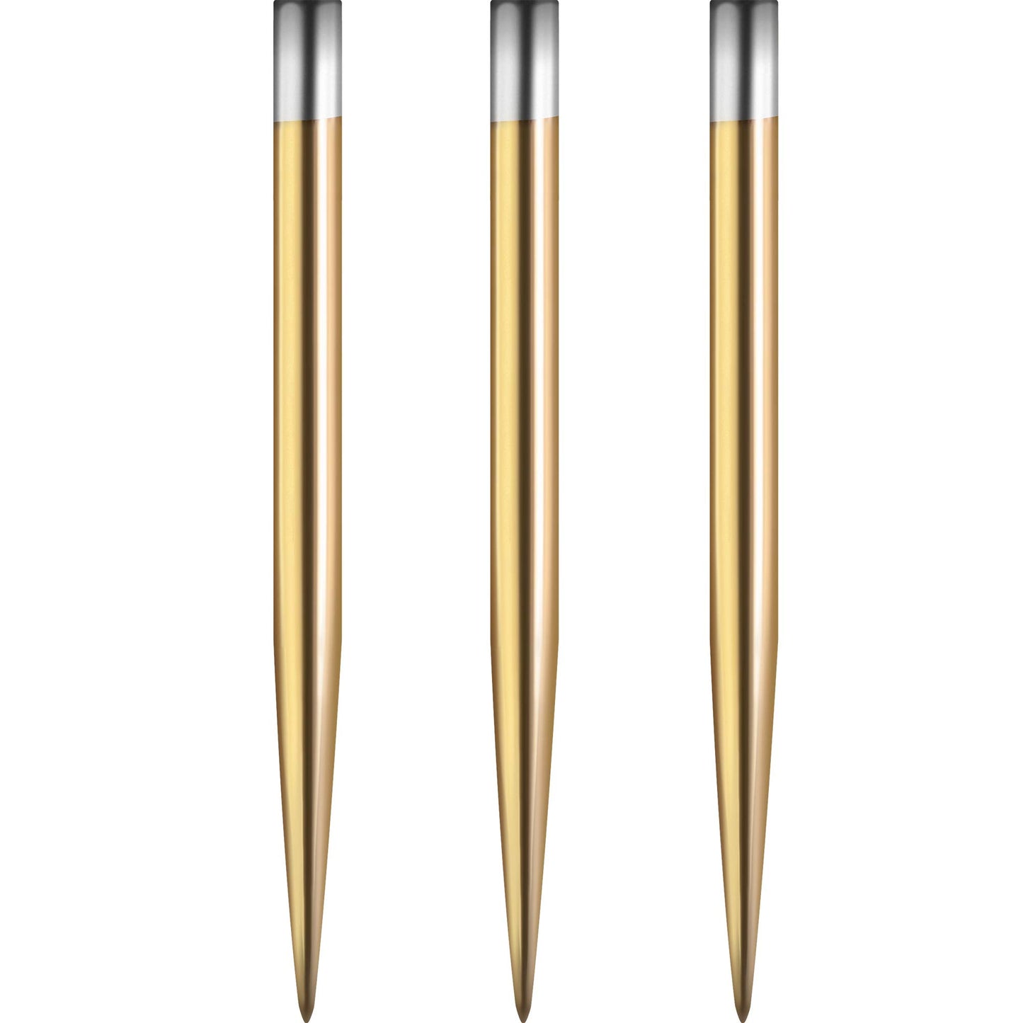 Mission Glide Standard and Personalised Dart Points | Gold Steel Tip Spare Point | Available in 30, 32, 34, 36, 38, 40